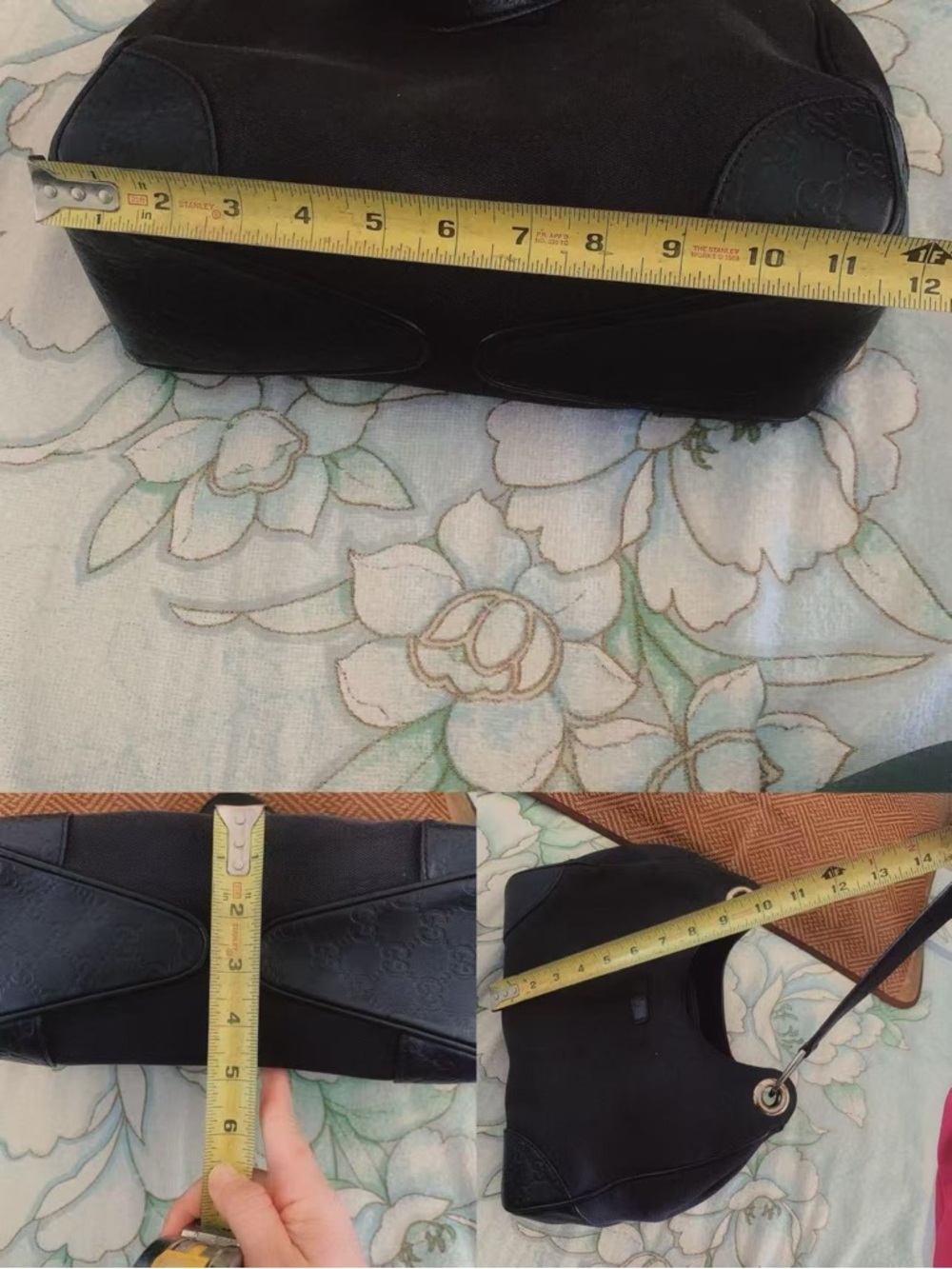 Gucci GG-Signature Trimmed Colbert Hobo bag in black‎ - Picture 5 of 16